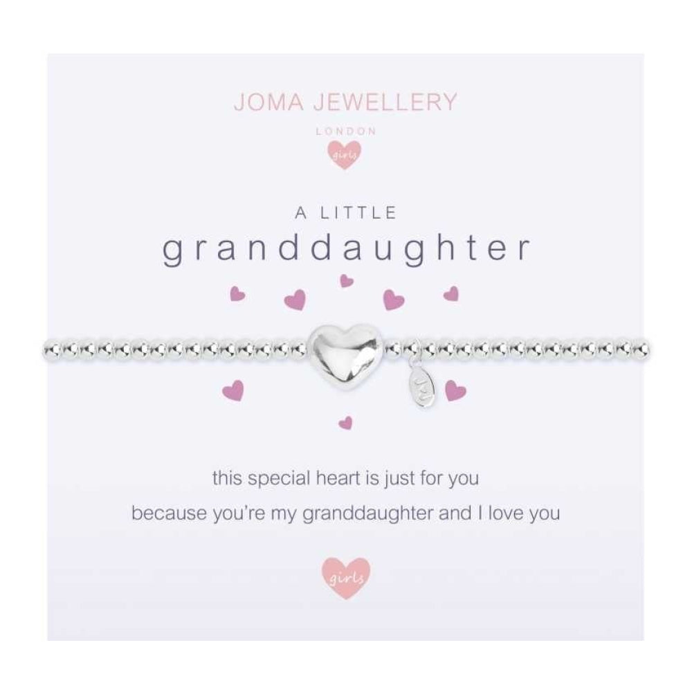 a little GRANDDAUGHTER - silver bracelet