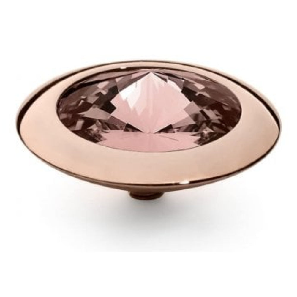 Famosa Rose Gold 16mm Tondo Ring Top Vintage Rose