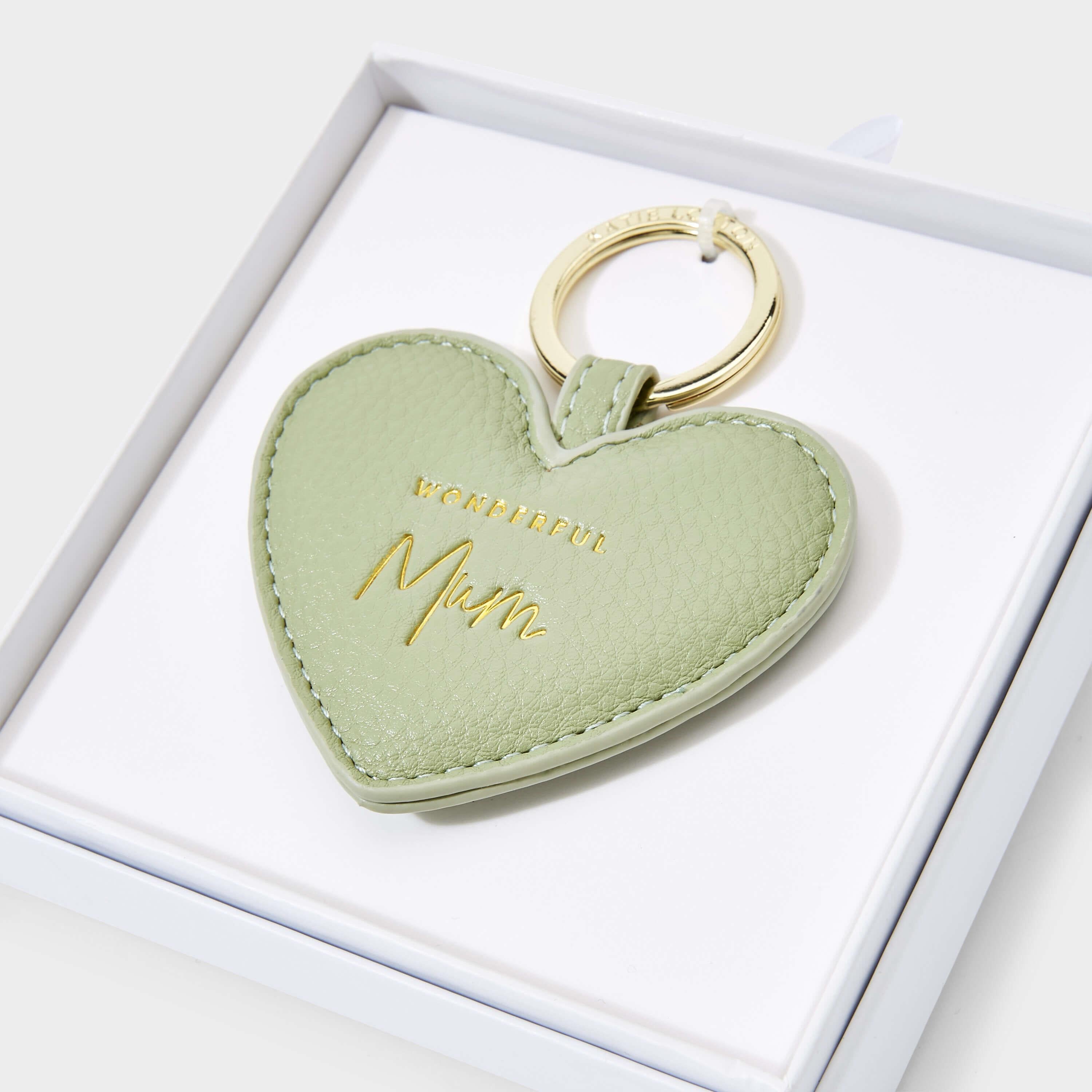 Beautifully Boxed Heart Keyring | Wonderful Mum