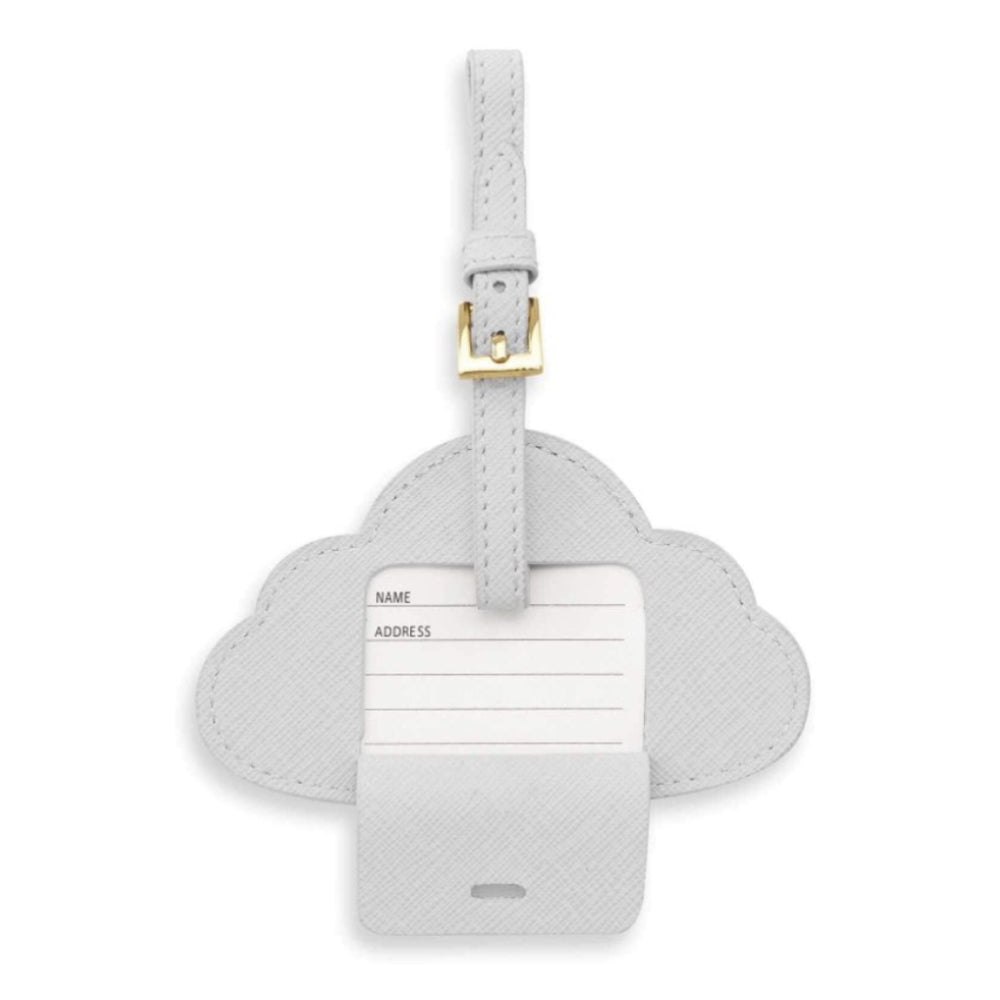 Baby Luggage Tag - Little Adventures - Pale Grey 6.65x10.6cm