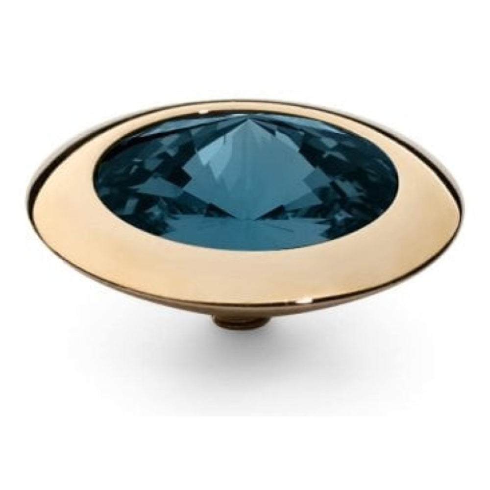 Famosa Gold 16mm Tondo Ring Top Montana