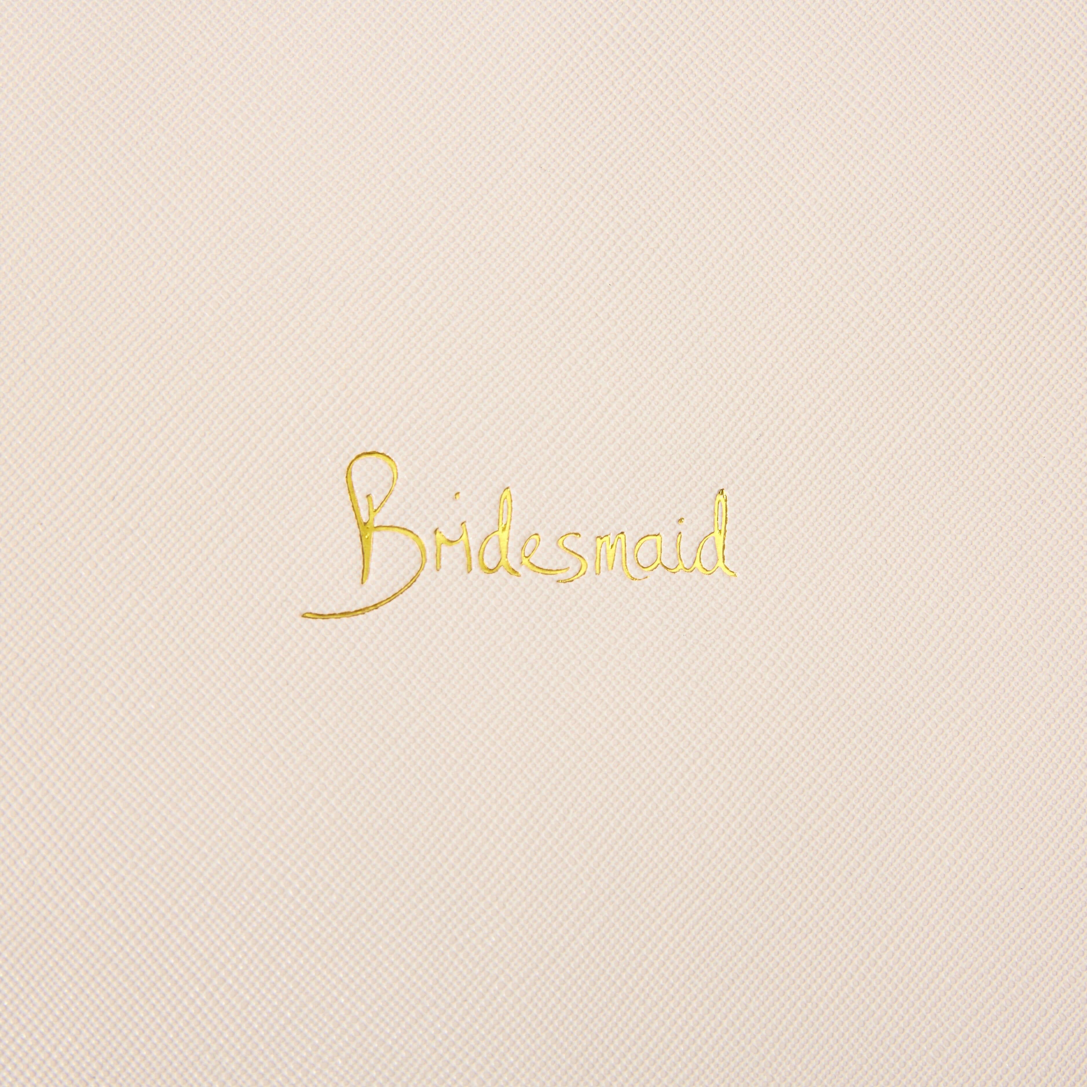 Bridal Perfect Pouch | Bridesmaid | Blossom Pink | 16 X 24 X 1.5cm