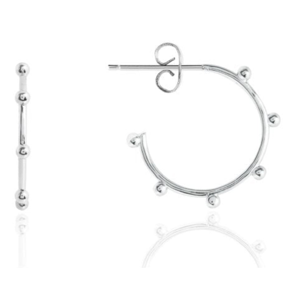Olia | Beaded Hoops