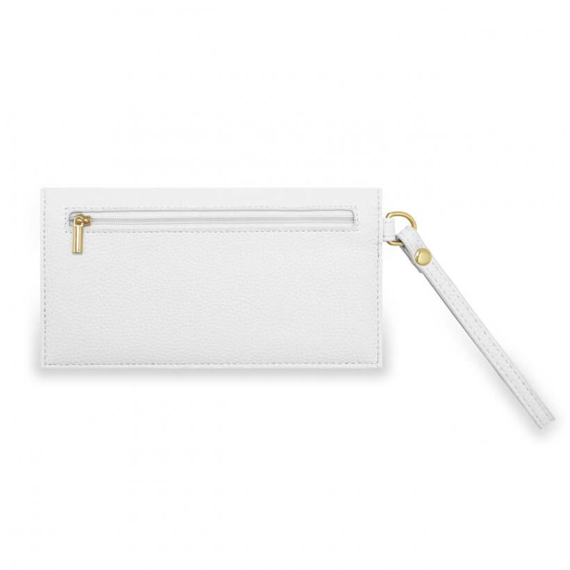 Cleo Wristlet | White