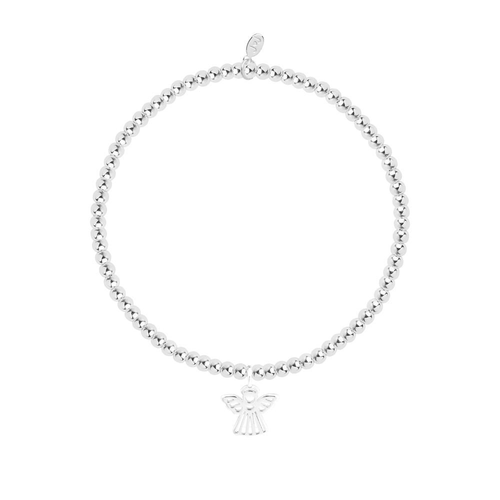 Occasion Gift Box | Guardian Angel | Silver | Set Of 3 Bracelets | 17.5cm Stretch