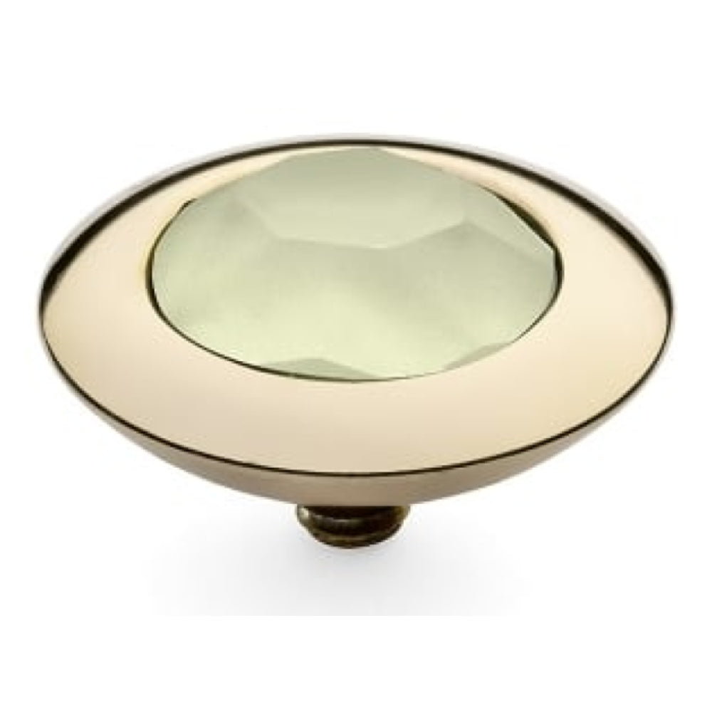 Famosa Gold 13mm Tondo Ring Top Powder Yellow