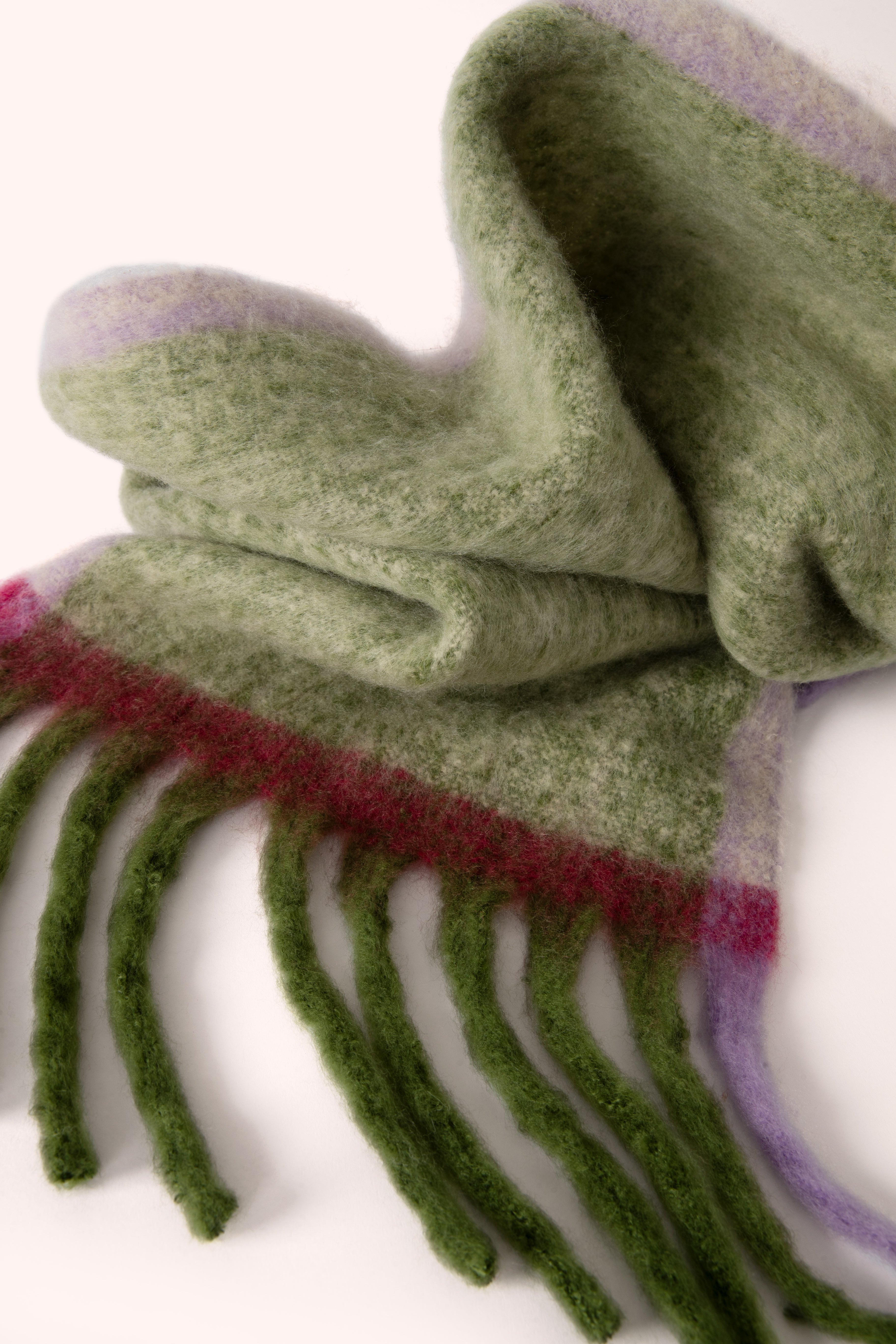 Aria Cosy Scarf In Sage