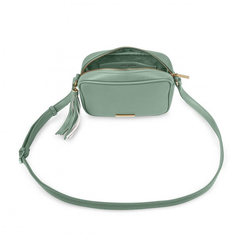 Sophia Tassel Crossbody Bag | Mint Green