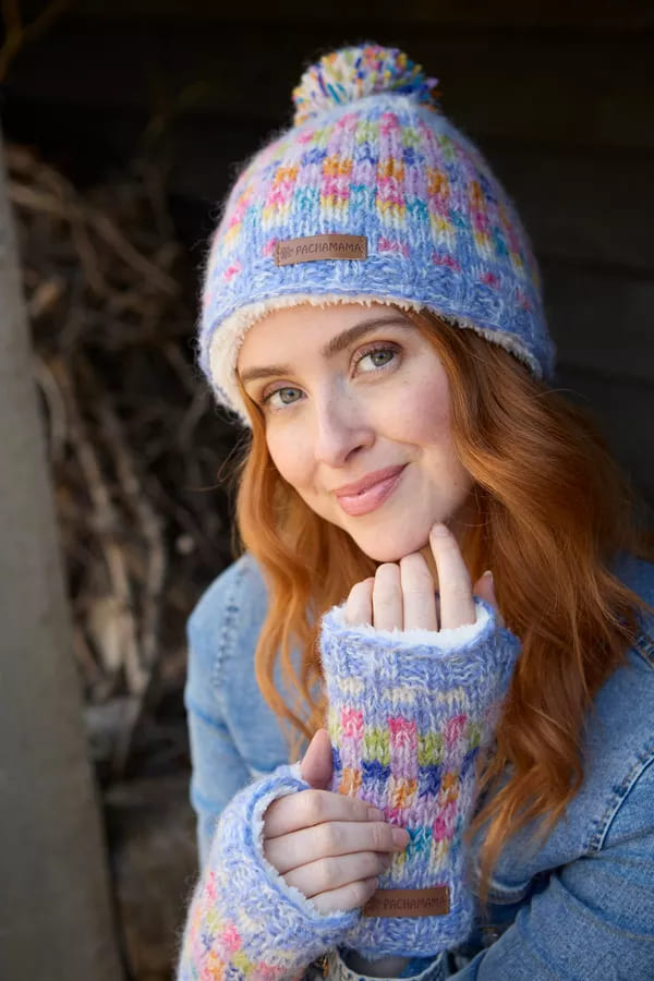 Arundel Bobble Beanie Sky