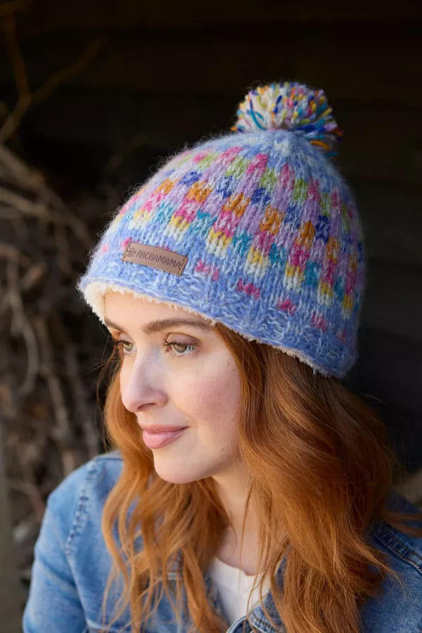 Arundel Bobble Beanie Sky