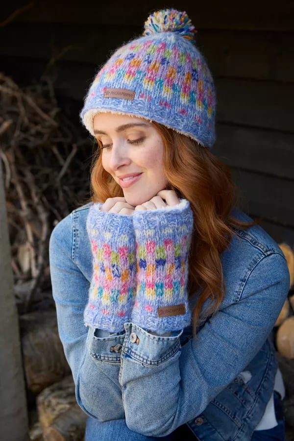 Arundel Bobble Beanie Sky