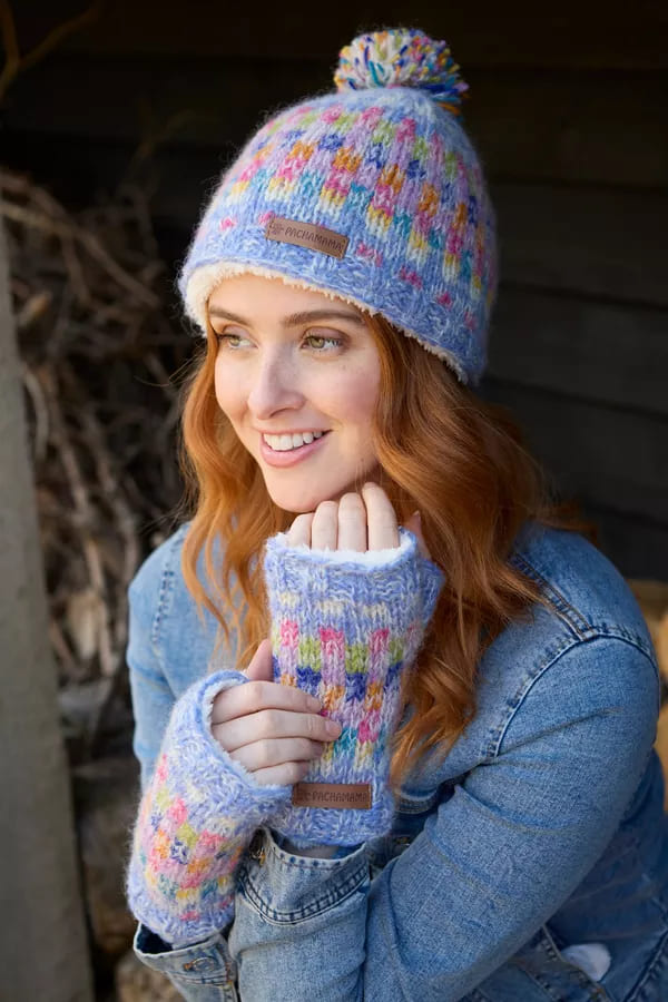 Arundel Bobble Beanie Sky