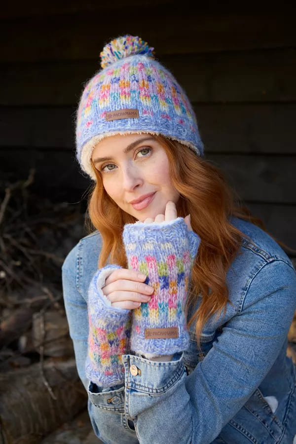 Arundel Bobble Beanie Sky