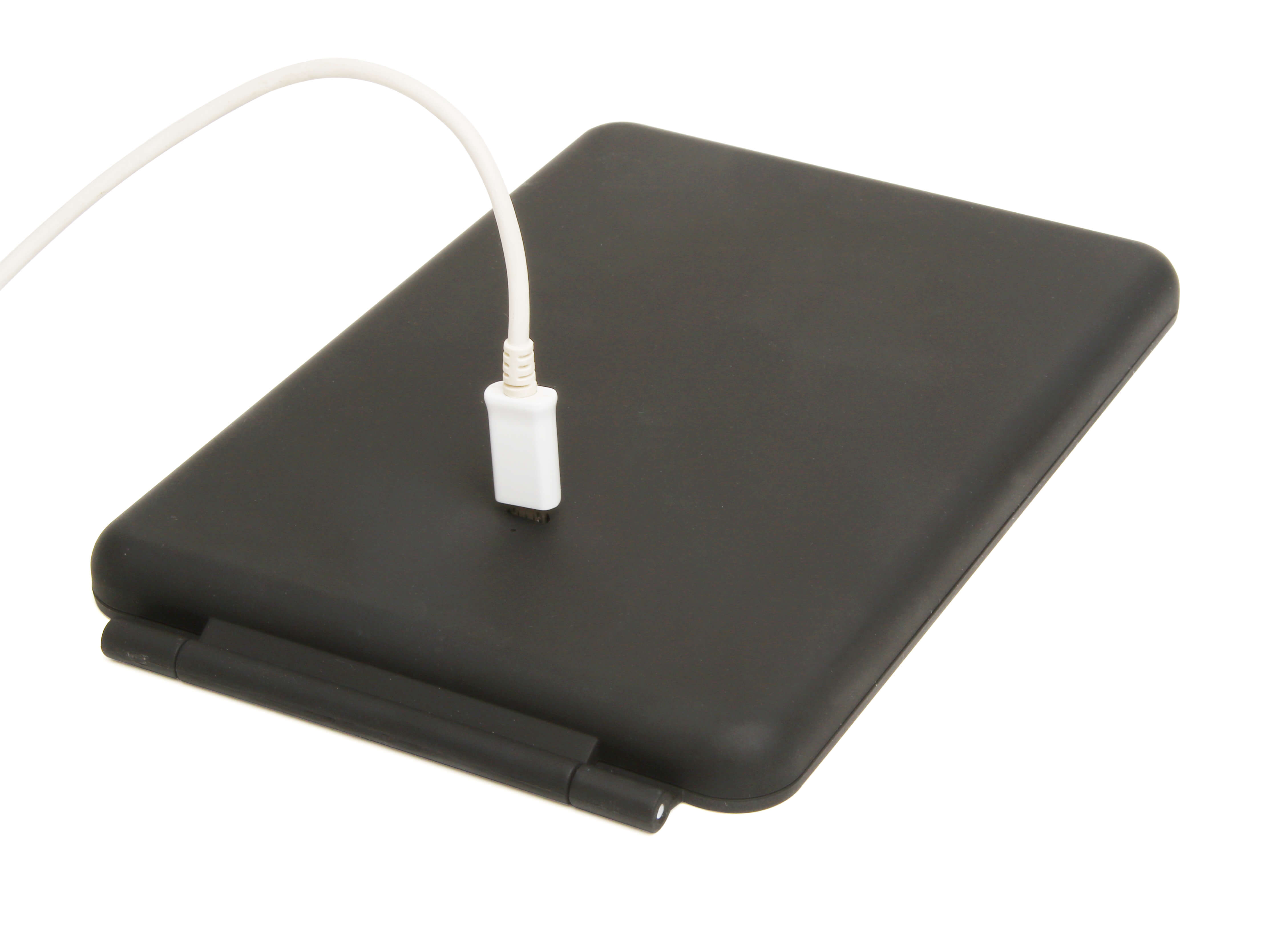 Black Soft Touch LED Mirror