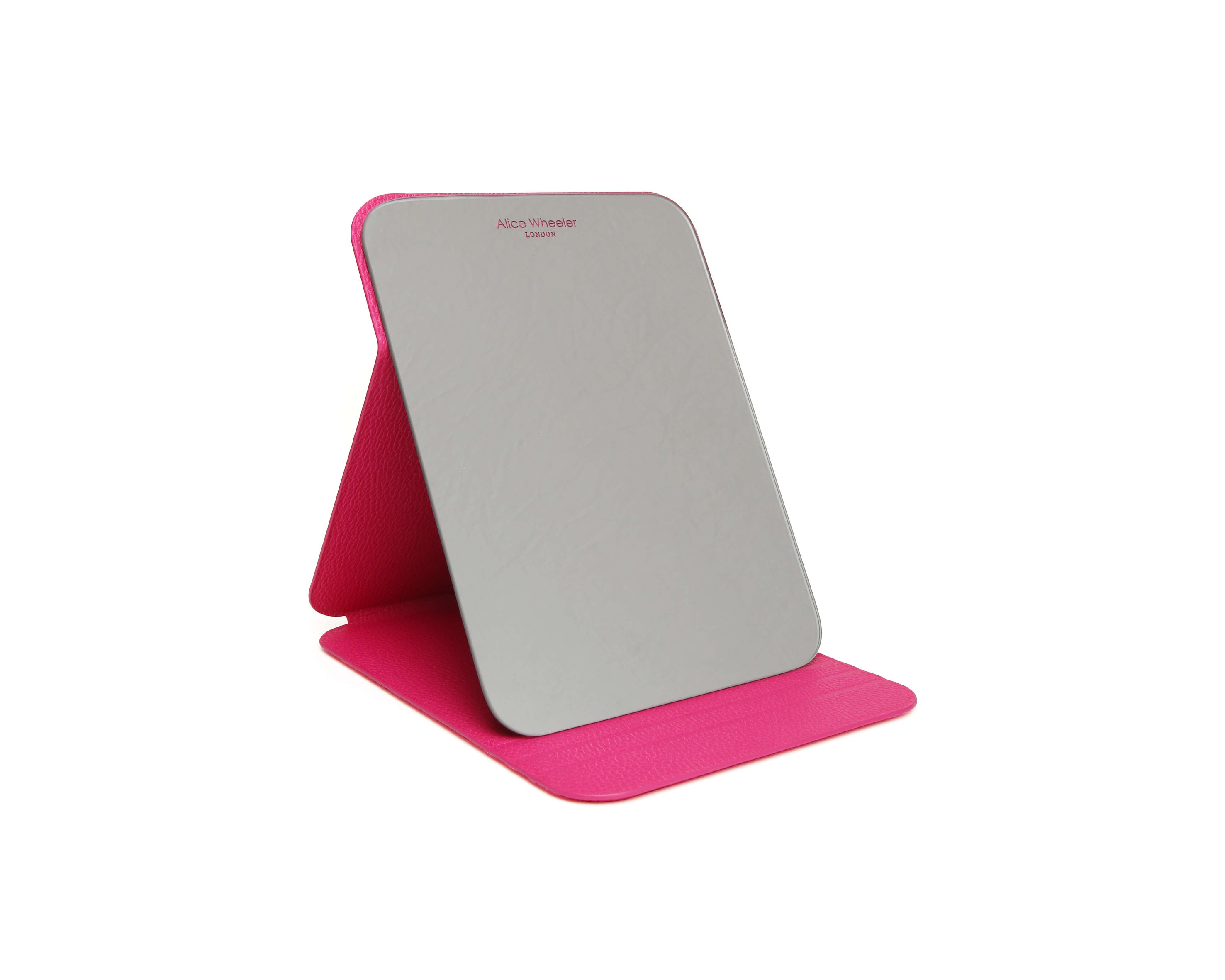 Hot Pink Folding Travel Mirror