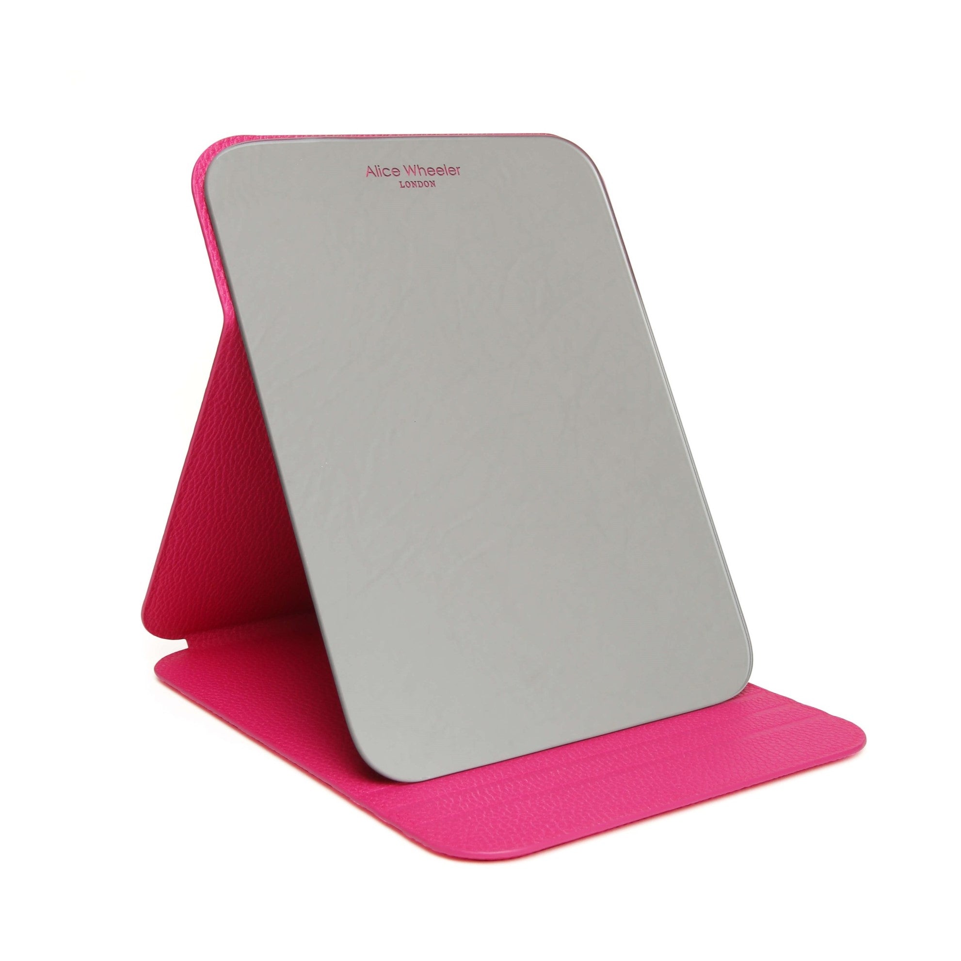 Hot Pink Folding Travel Mirror
