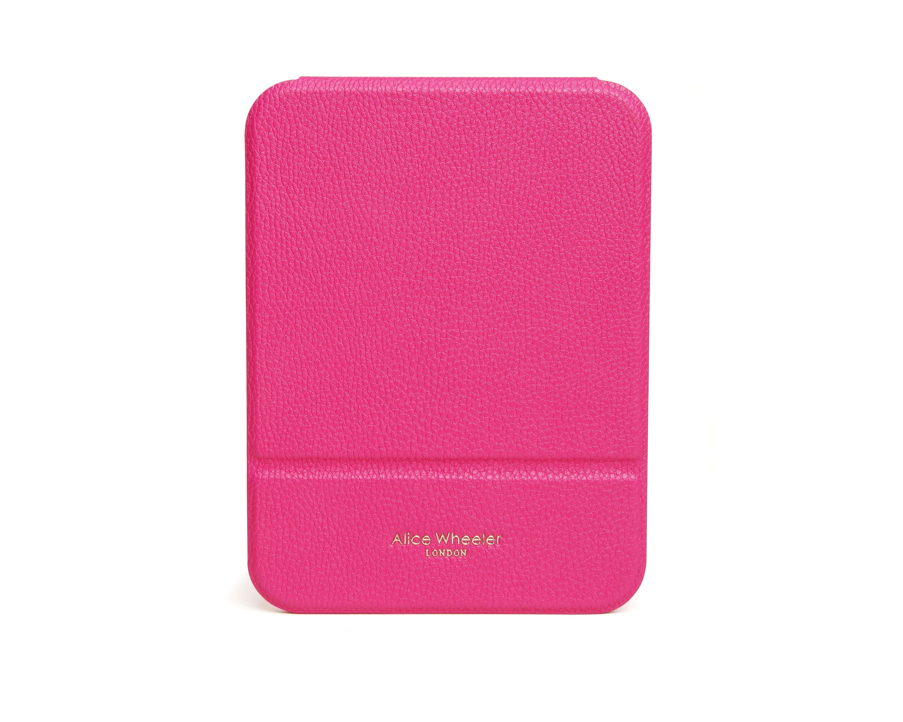 Hot Pink Folding Travel Mirror