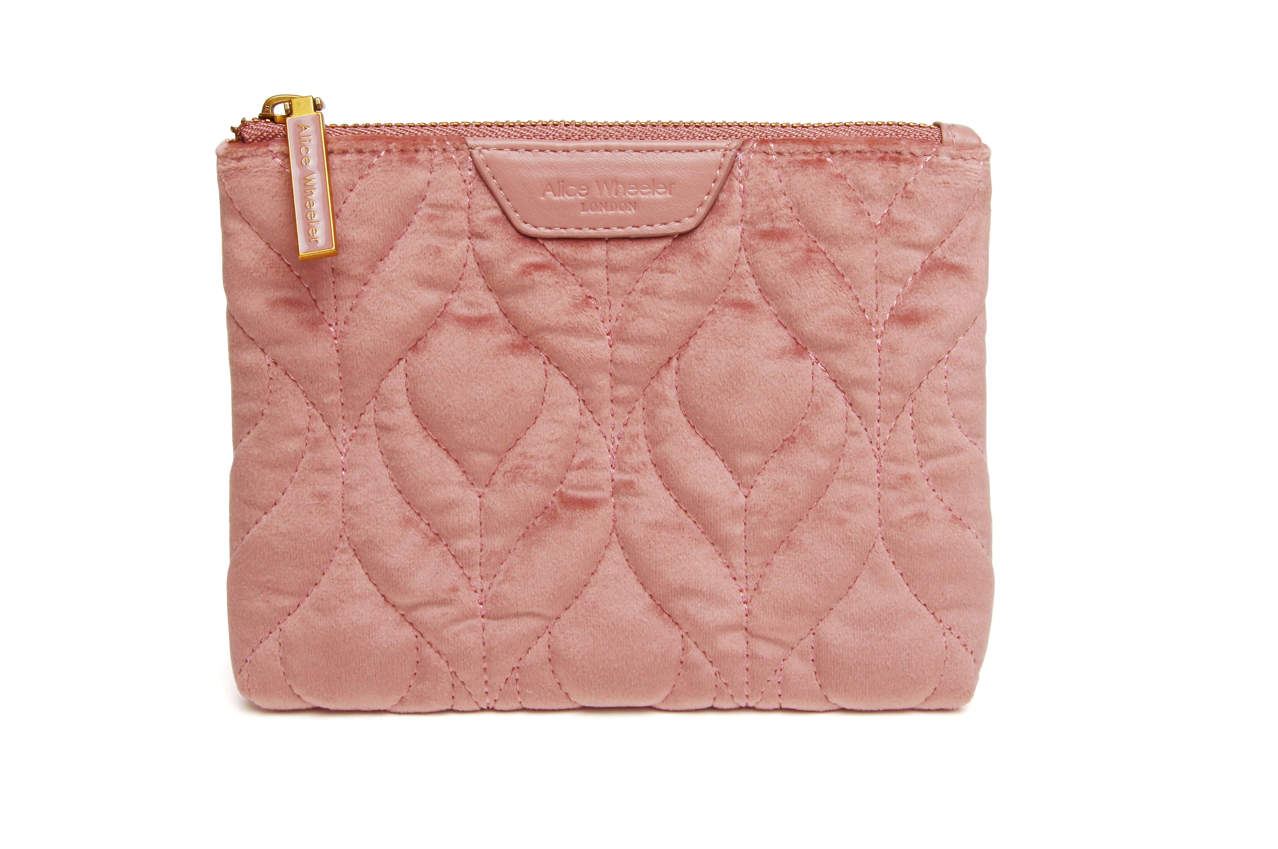 Pink Velvet Pouch
