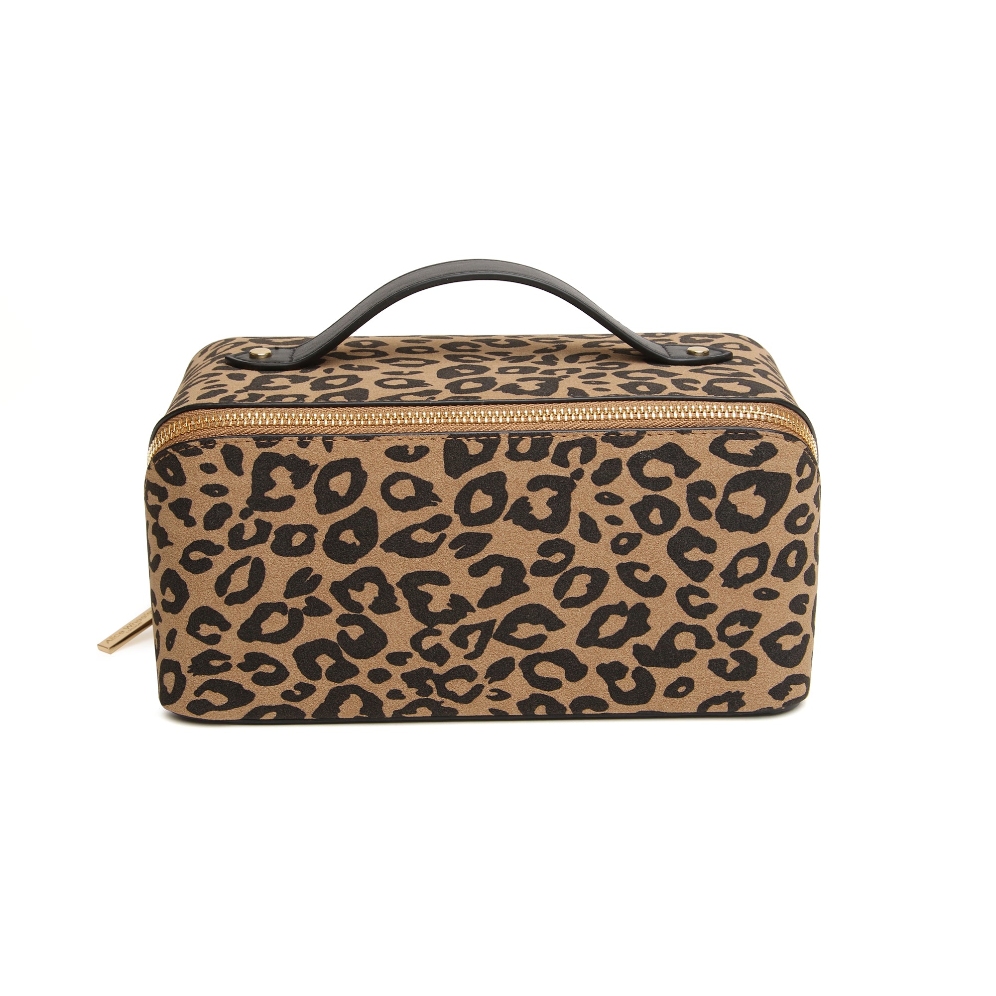 Dark Leopard Train Case