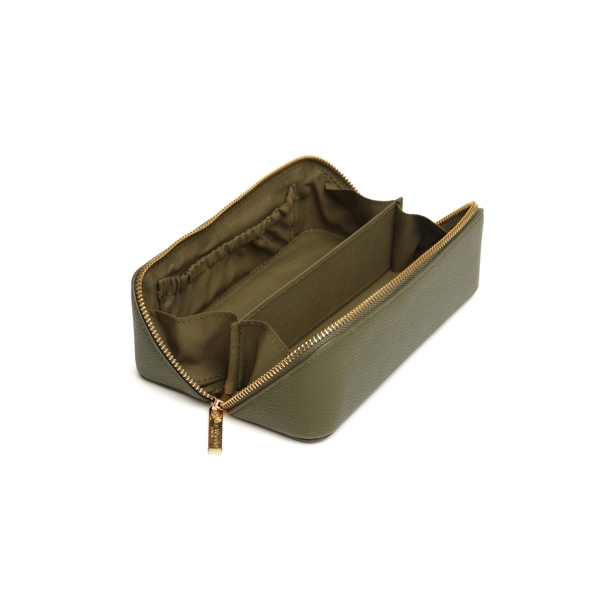 Small Train Case In Olive