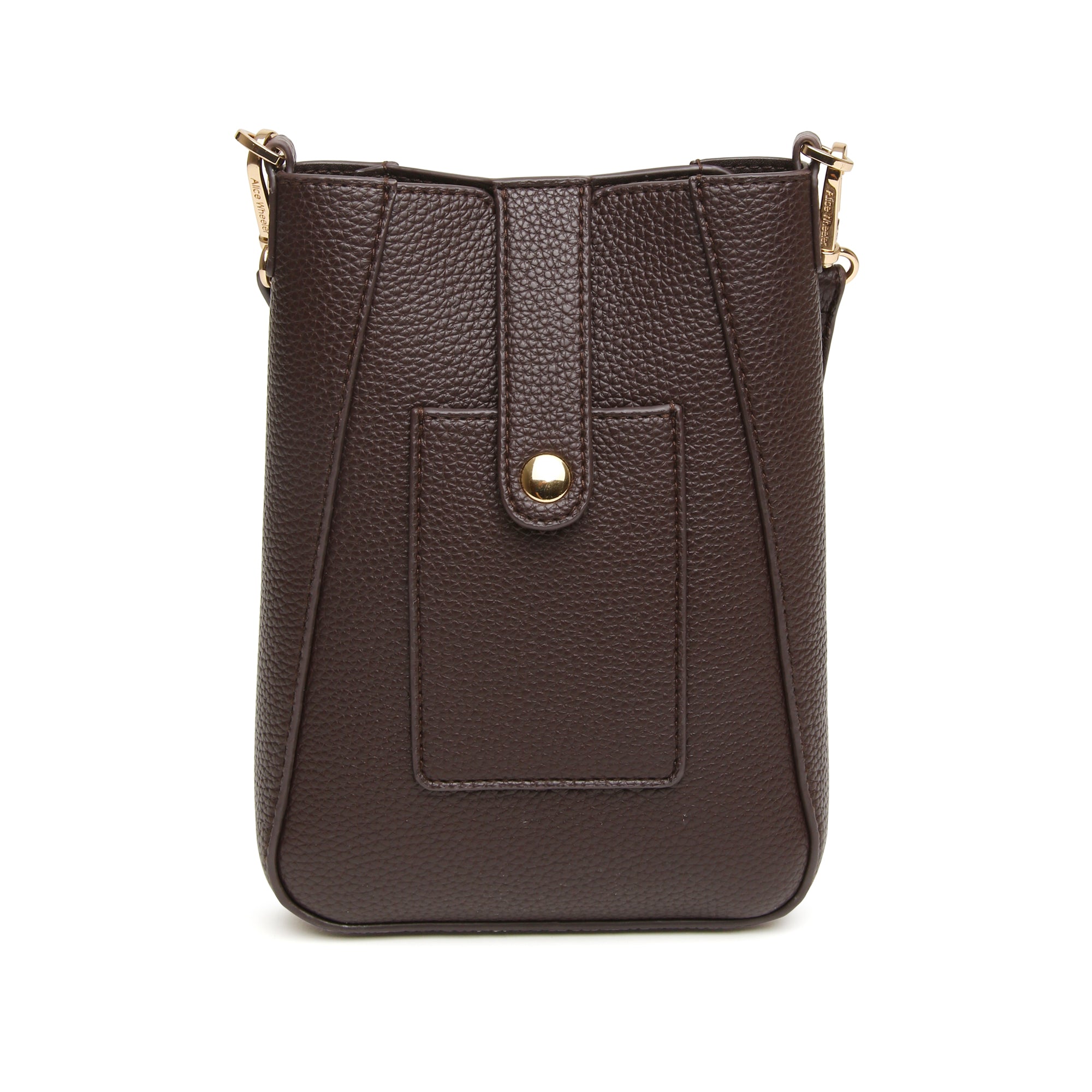 Kensington Phone Crossbody Bag In Chocolate