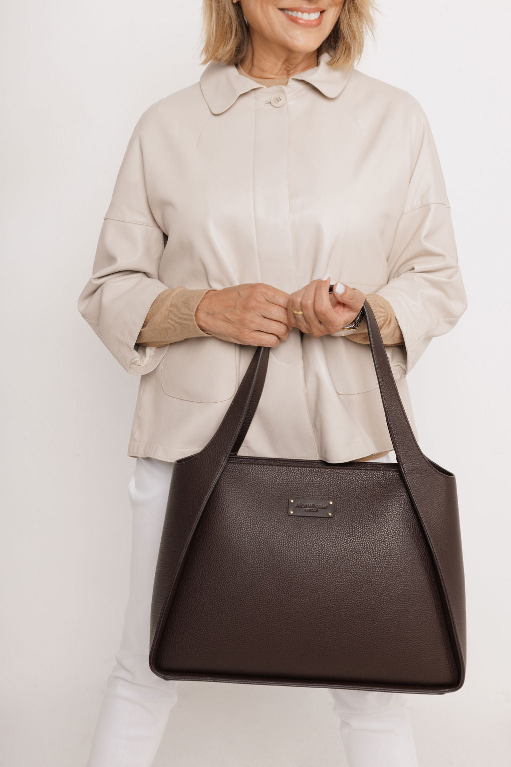 Kensington Tote Bag In Chocolate