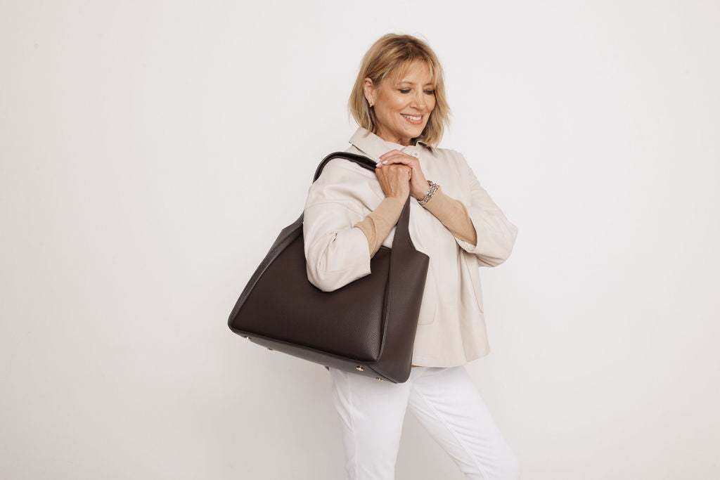 Kensington Tote Bag In Chocolate