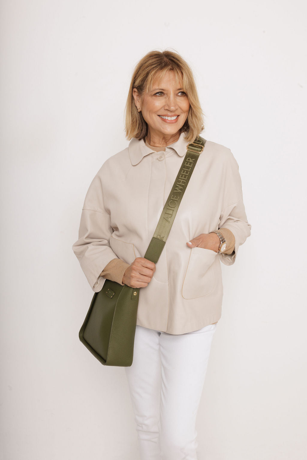Kensington Crossbody Bag In Olive