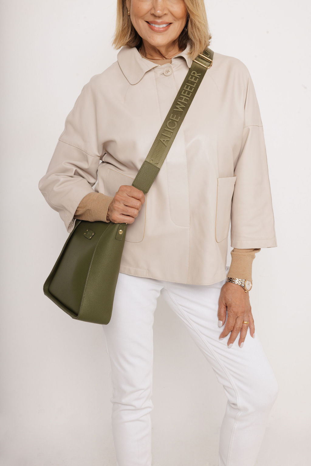 Kensington Crossbody Bag In Olive