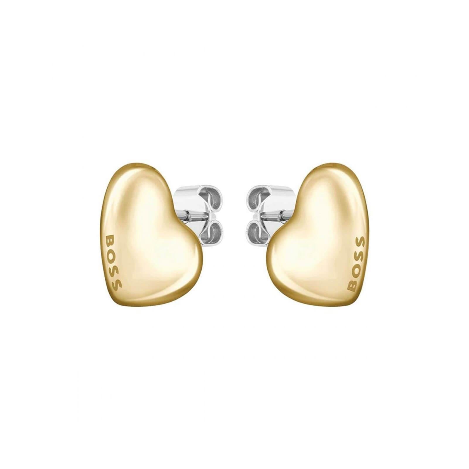 Honey Gold Plated Stud Earrings