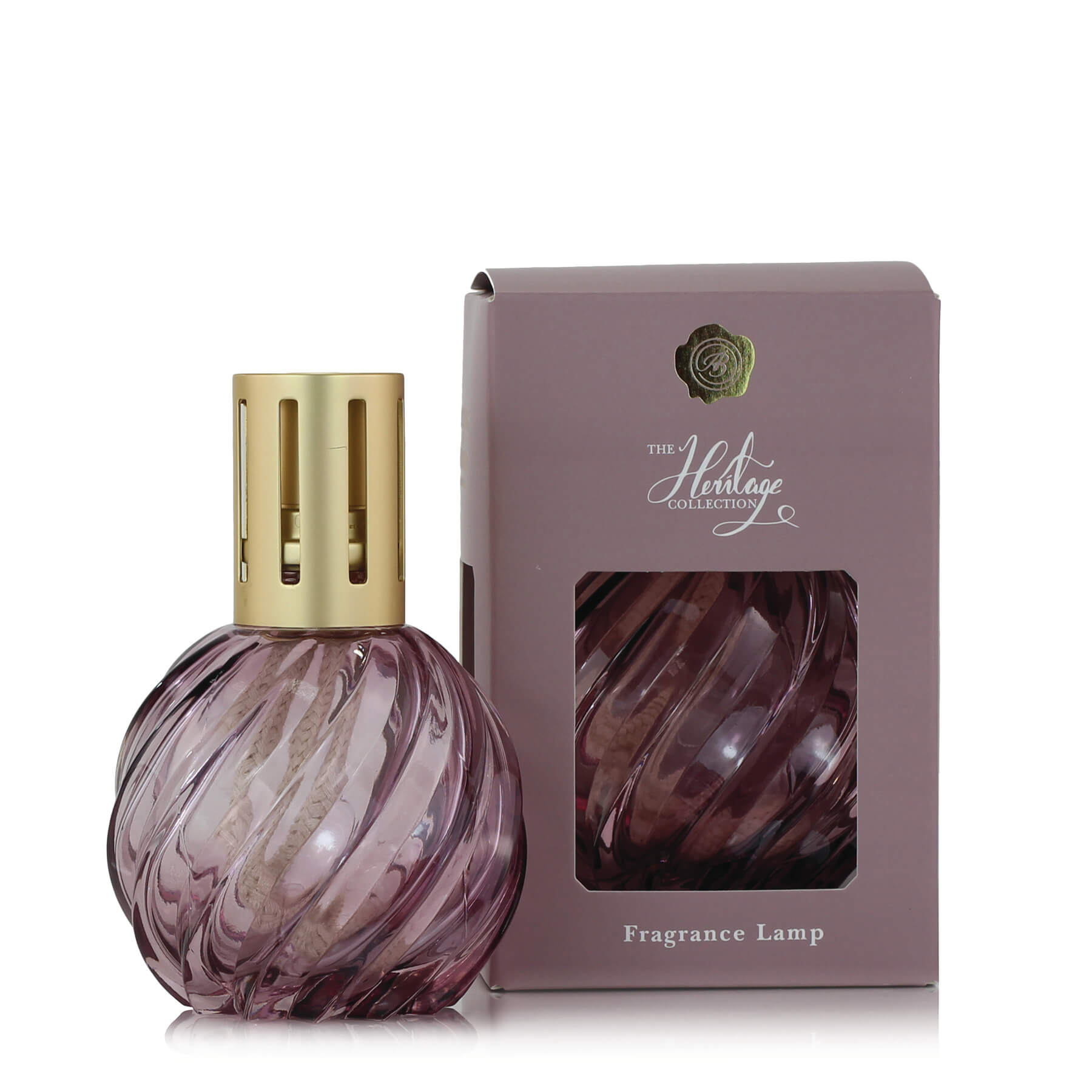 Heritage Spiral Frangrance Lamp - Mauve