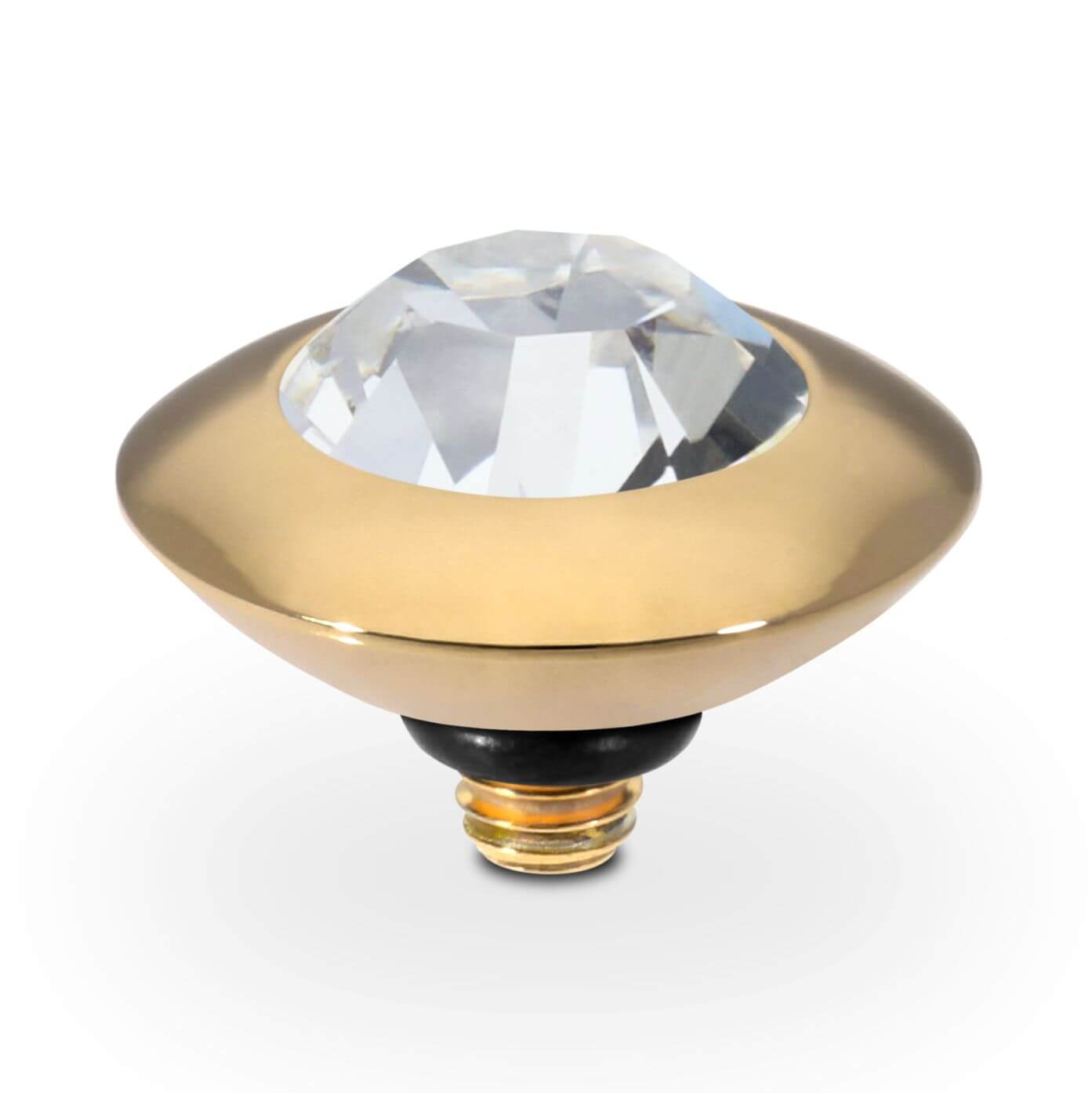TONDO (G/P) 9mm Crystal Ring Top