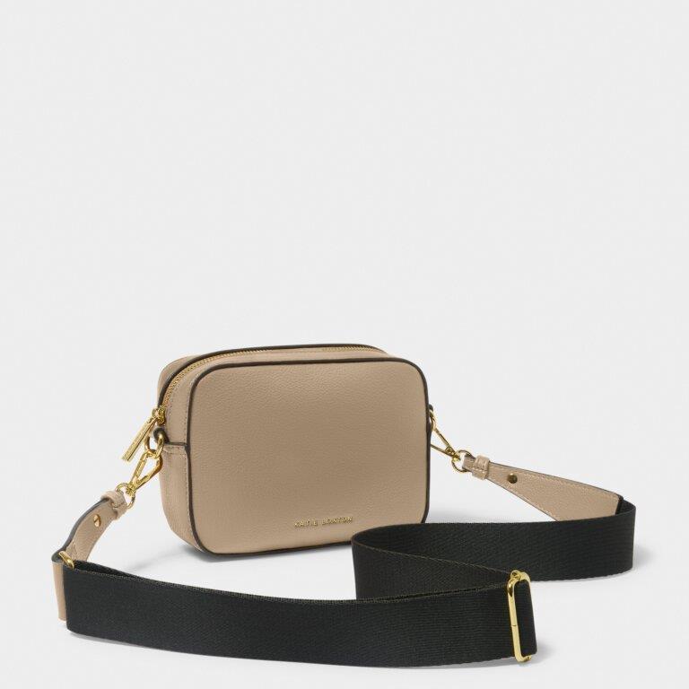 Marni Mini Crossbody Bag - Light Taupe/Charcoal