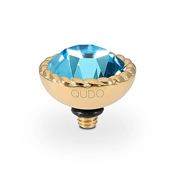 Interc Bocconi YG Aquamarine 11mm Top