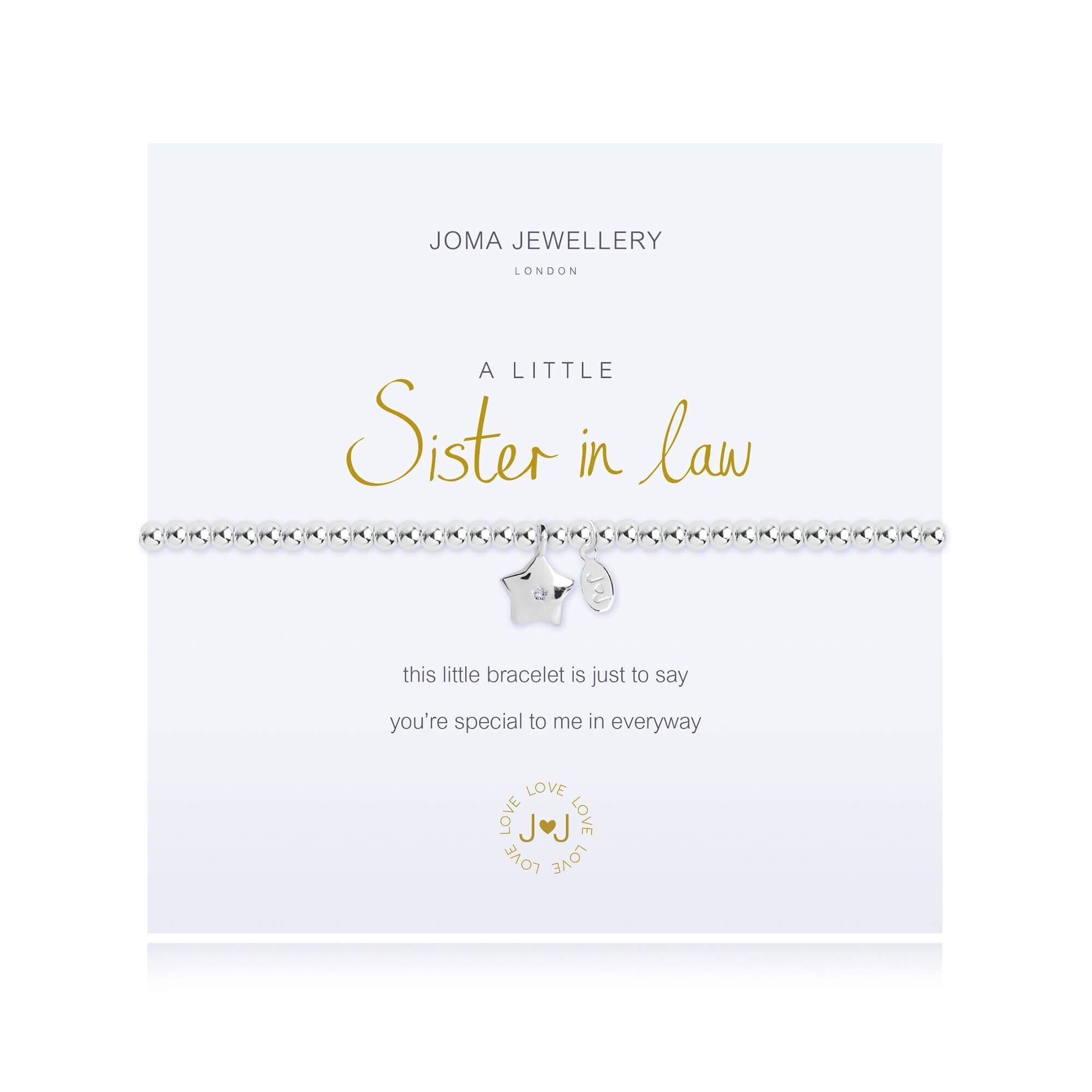 A Little Sister In Law Bracelet