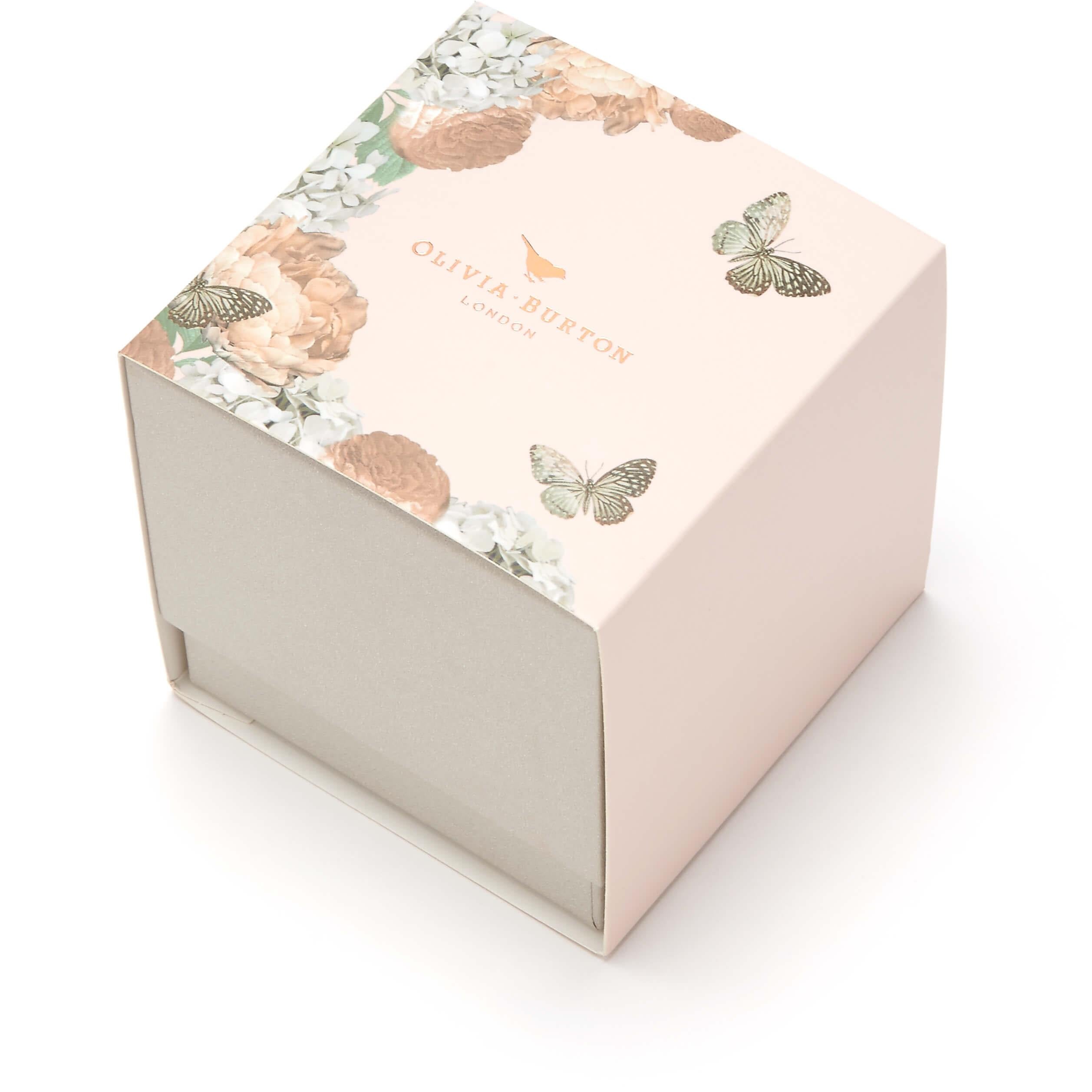 Classic Sparkle Bezel Demi Dial Blush & Rose Gold Ladies Watch