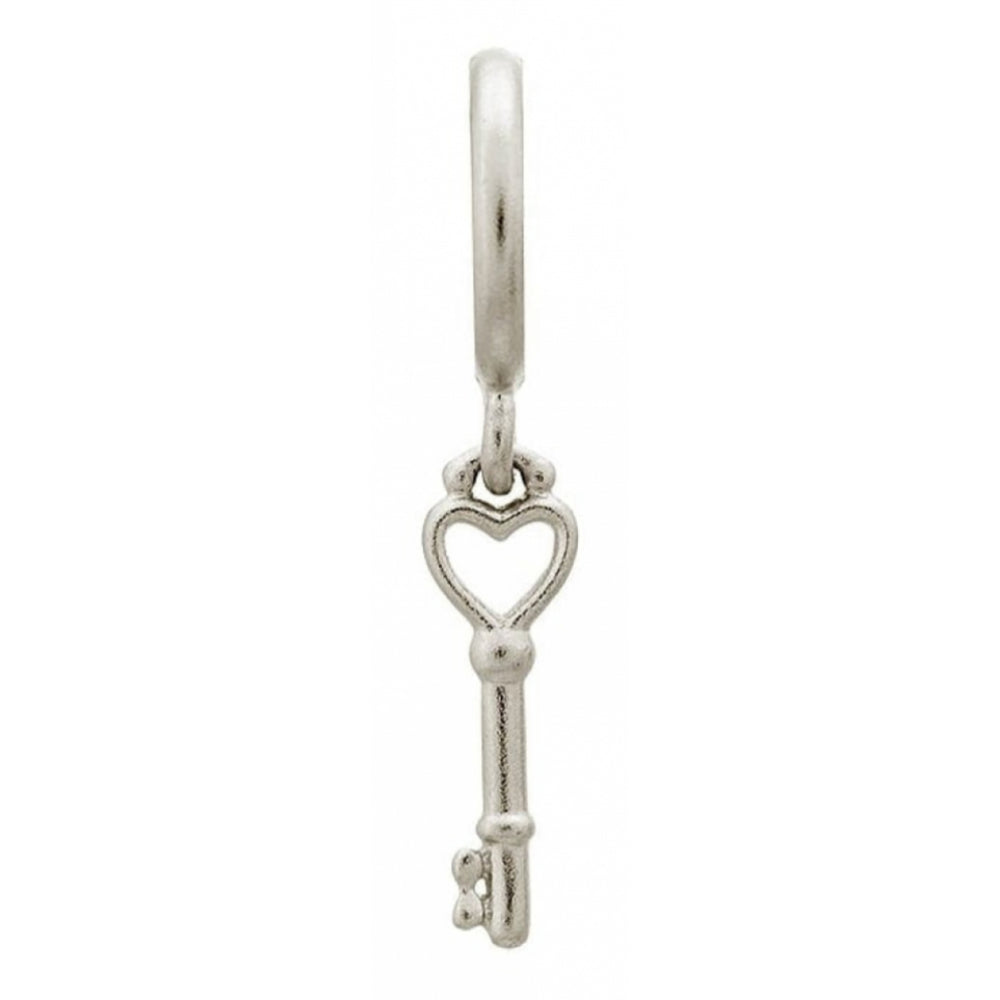 Sterling Silver Key Drop Charm