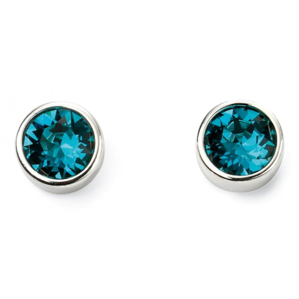 Dec Birth Stone Sterling Silver Earring