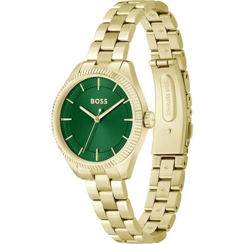 Sage Light Yellow Gold IP Bracelet Ladies Watch