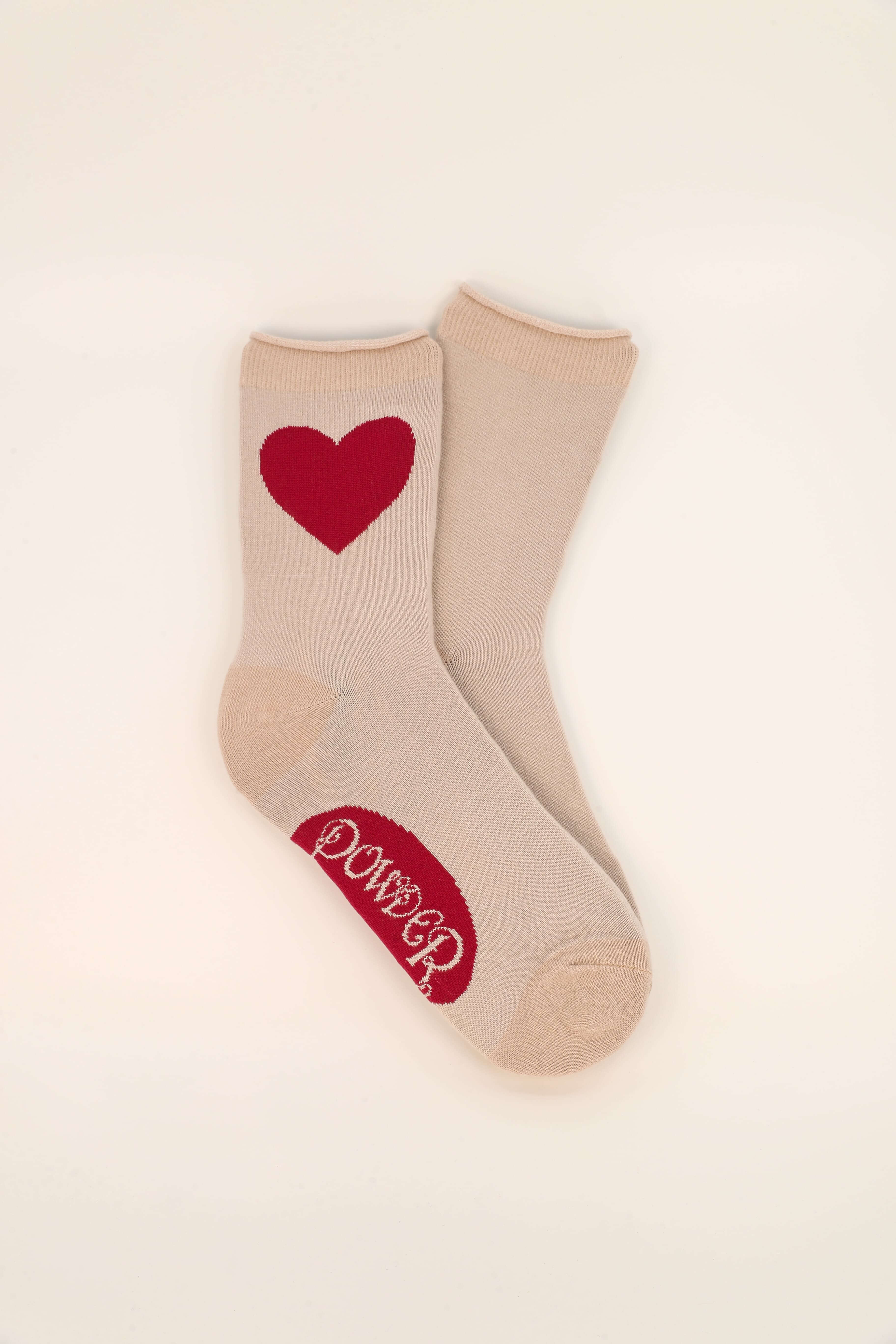 You Have My Heart Ankle Socks - Vanilla