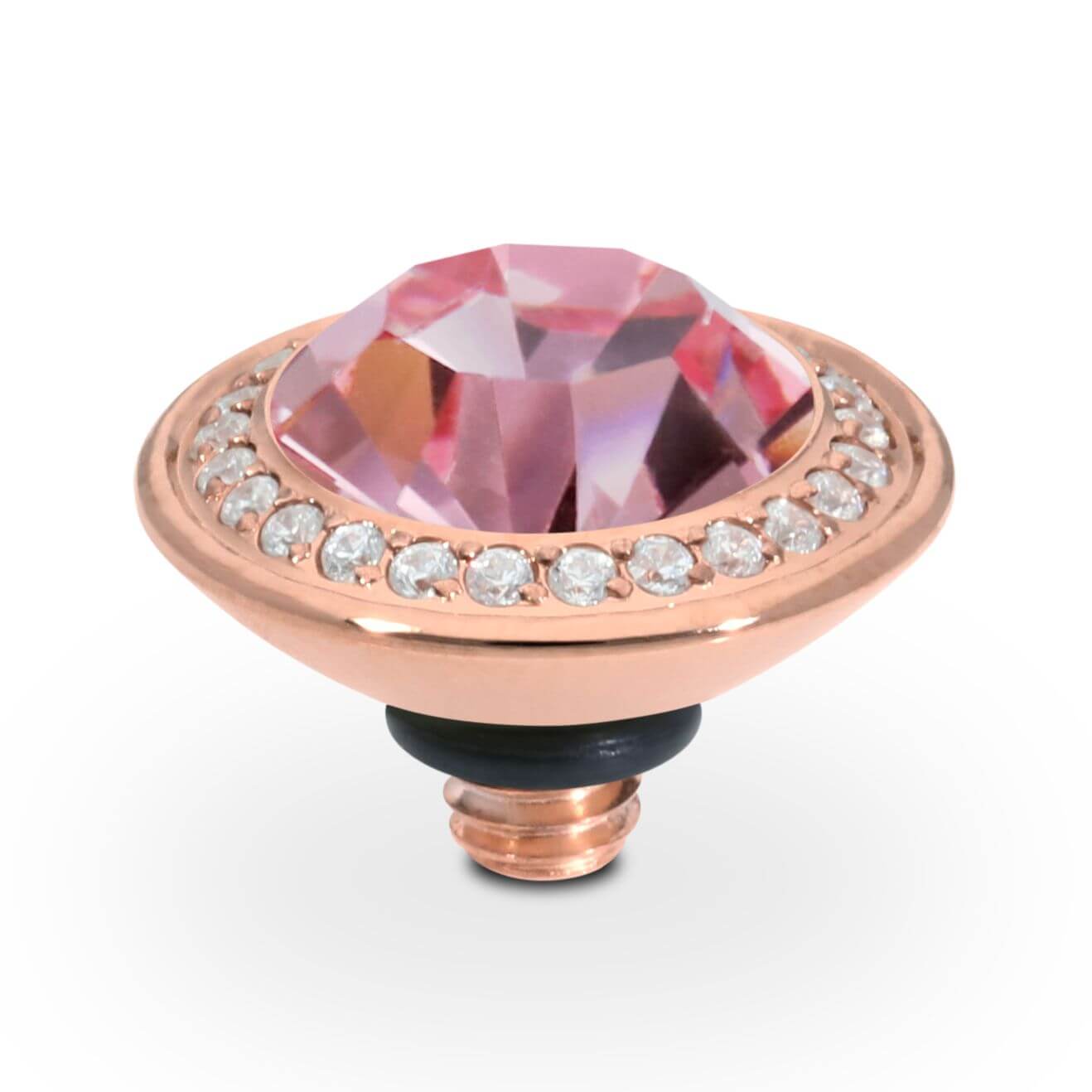 TONDO Deluxe (RG/P) 9mm Light Rose Ring Top