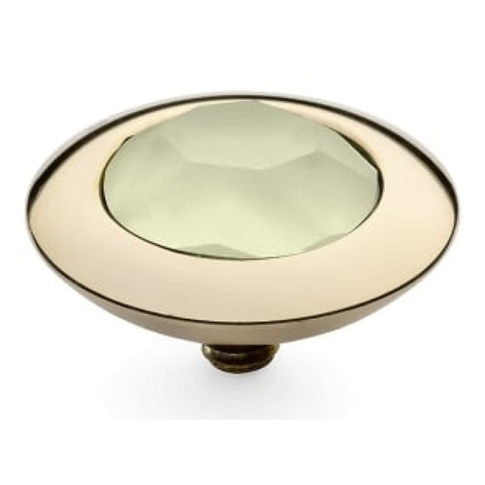 Famosa Gold 13mm Tondo Ring Top Powder Yellow