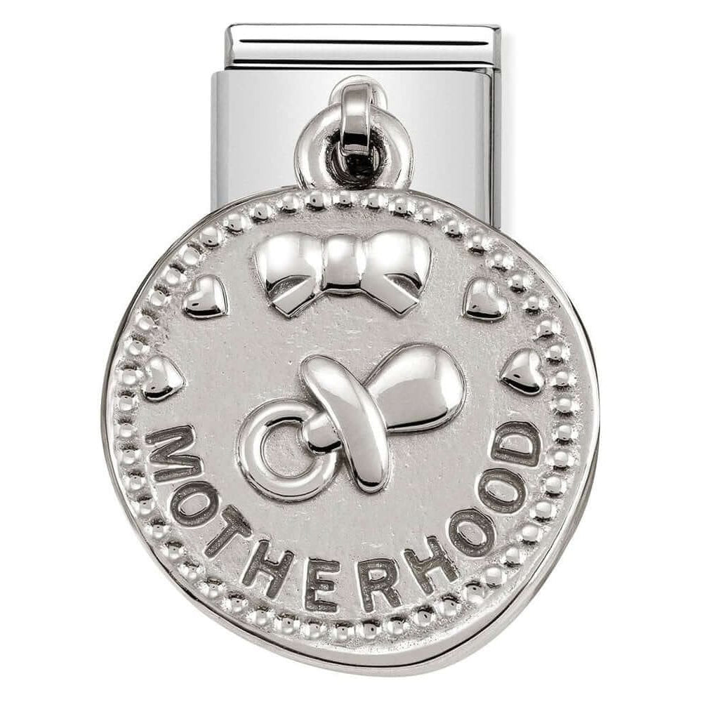 Classic Wishes Steel & 925 Silver Motherhood Link