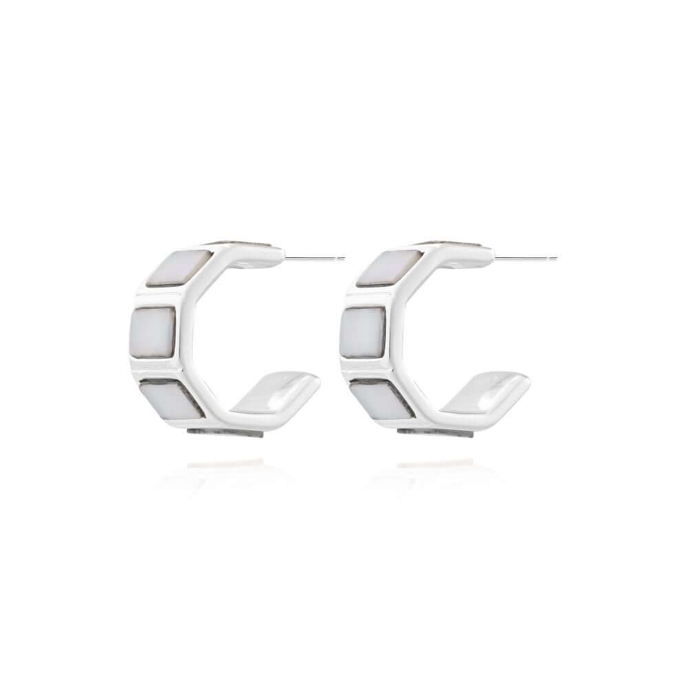 Treasure The Little Things Enjoy Every Moment Silver Earrings