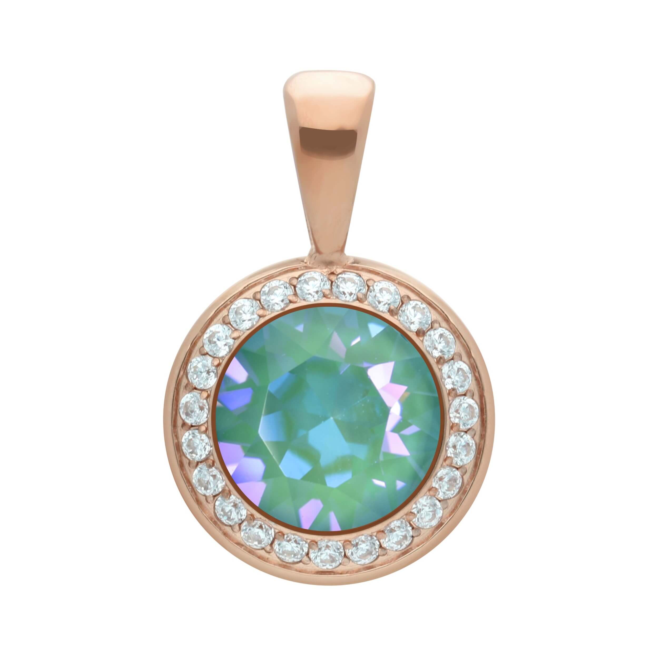 Silky Sage Delite Pendant TONDO Deluxe 13mm (RG/P)