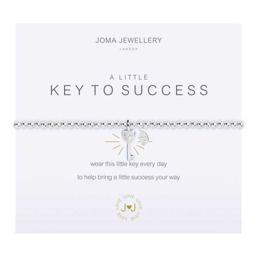 a little KEY TO SUCCESS - silver bracelet