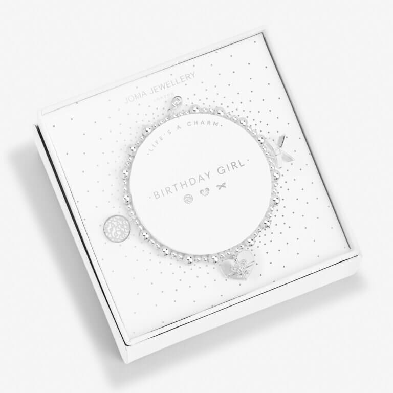 Life's A Charm | Birthday Girl | Silver | Charm Bracelet | 17.5cm Stretch