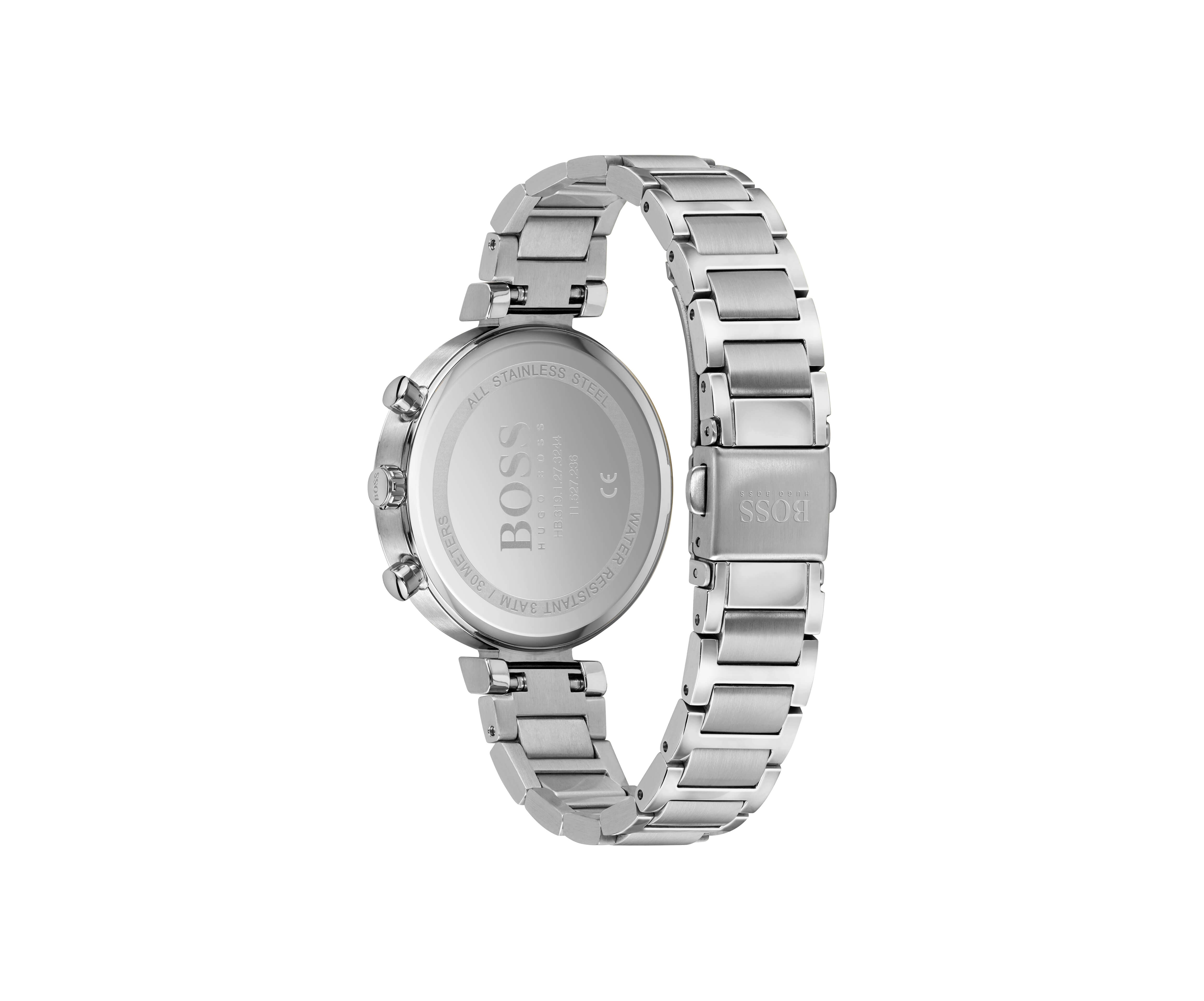 Flawless Silver & White Multifunction Ladies Watch