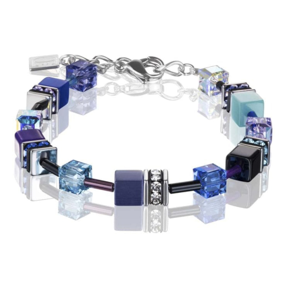 Geo Cube Blue-Violet Bracelet