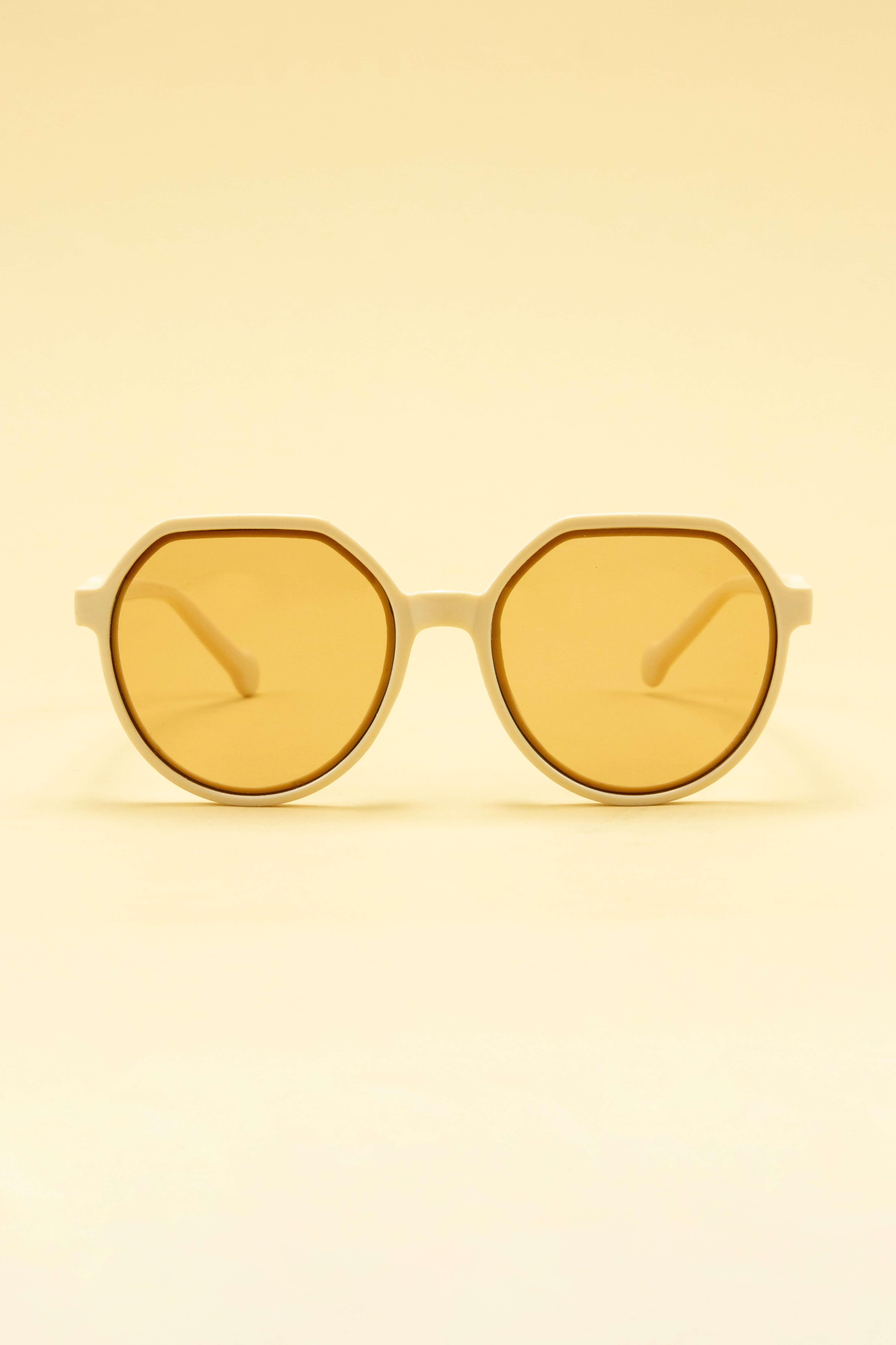 Katya - Cream Sunglasses